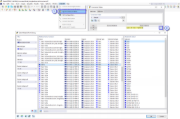 Aprire le tabelle di conversione con i nomi completi dei materiali o delle sezioni trasversali in RFEM