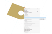 Darstellung der Extrusion einer Fläche zu einem Volumenkörper in Konstruktionssoftware