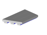 Modello 004260 | Piastra trapezoidale
