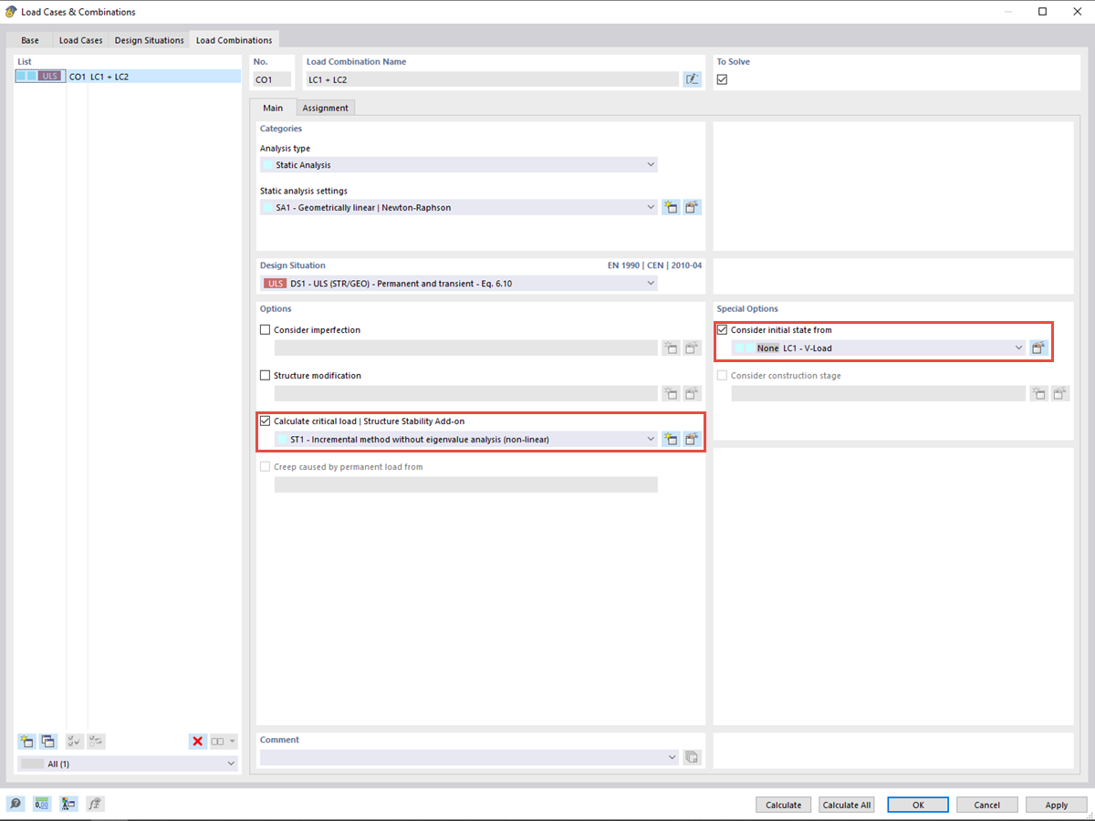 FAQ 005397 | Posso aumentare gradualmente il carico in RFEM 6 o RSTAB 9?