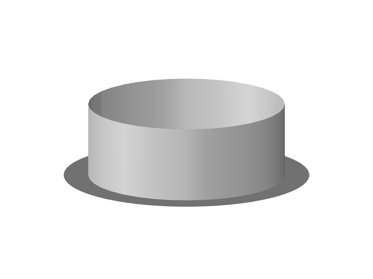 Modello 004385 | Serbatoio circolare di cemento