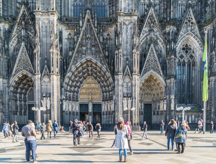 Ingresso della cattedrale di Colonia