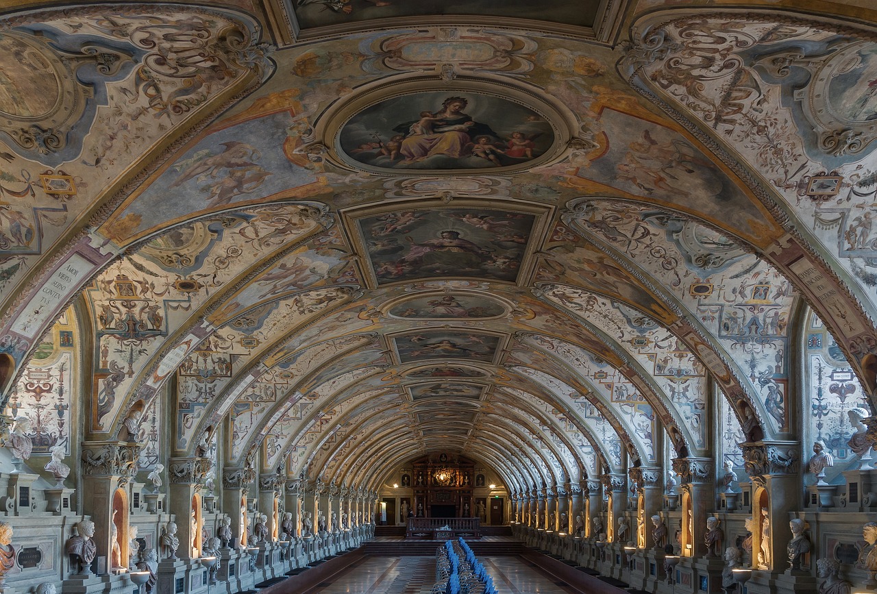 L'Antiquarium nella residenza di Monaco di Baviera
