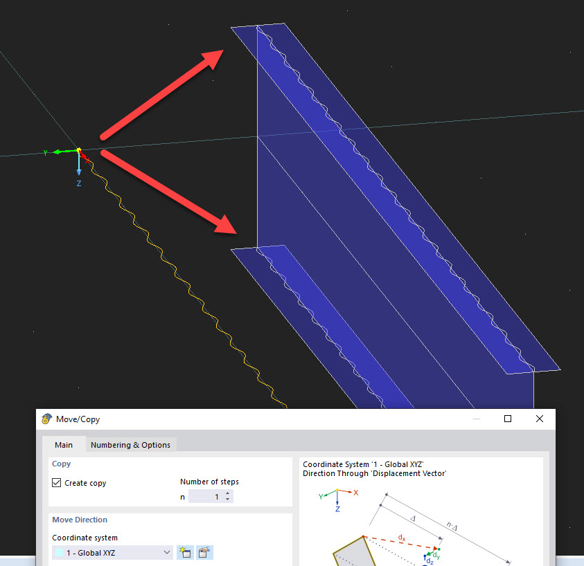 FAQ 005417 | Come posso modellare una trave con anima ondulata in RFEM 6?