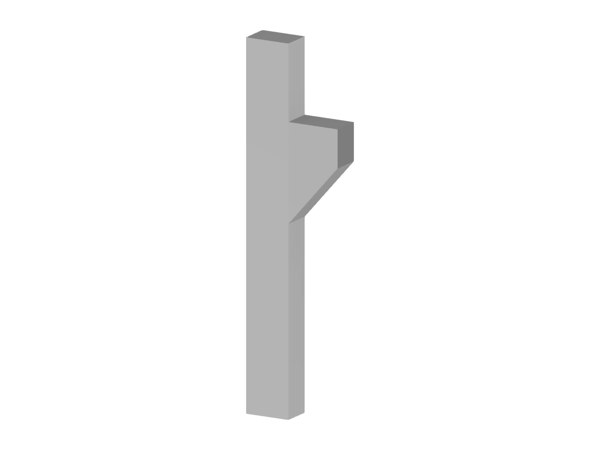Modello 004511 | Colonna con mensola