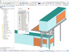 Modello RFEM della struttura del container