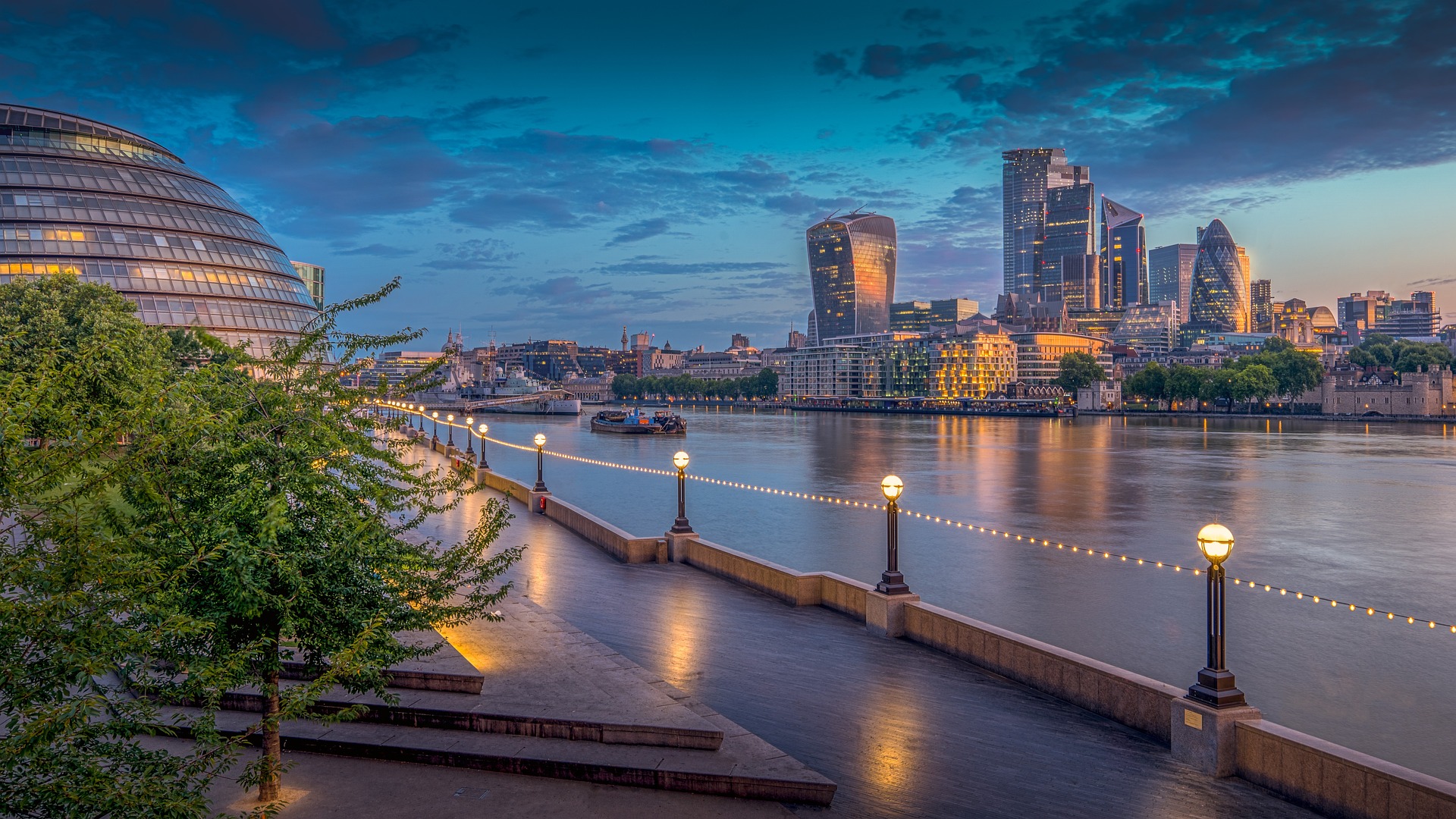 Lo Skyline di Londra è straordinario