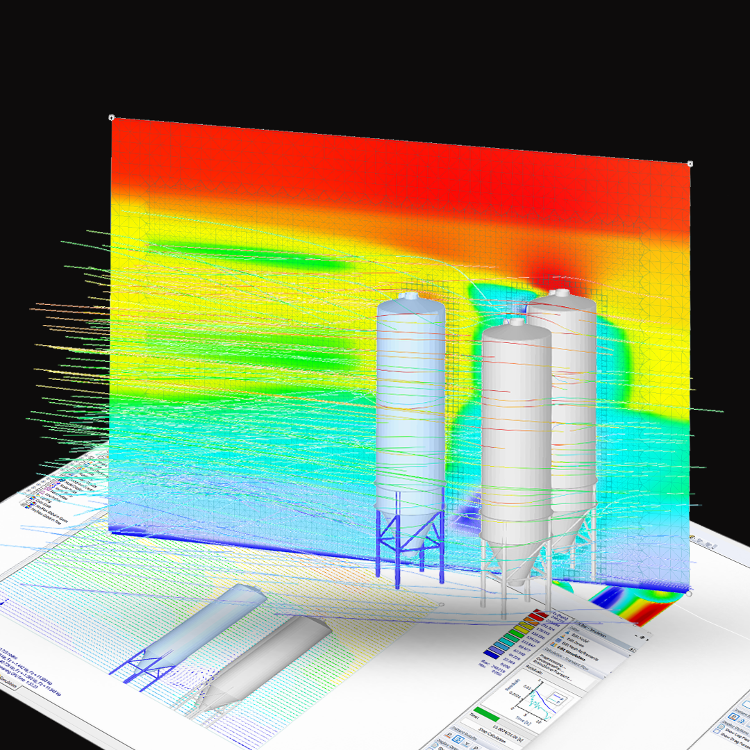 Calcolo carichi del vento con CFD Simulation (USA)