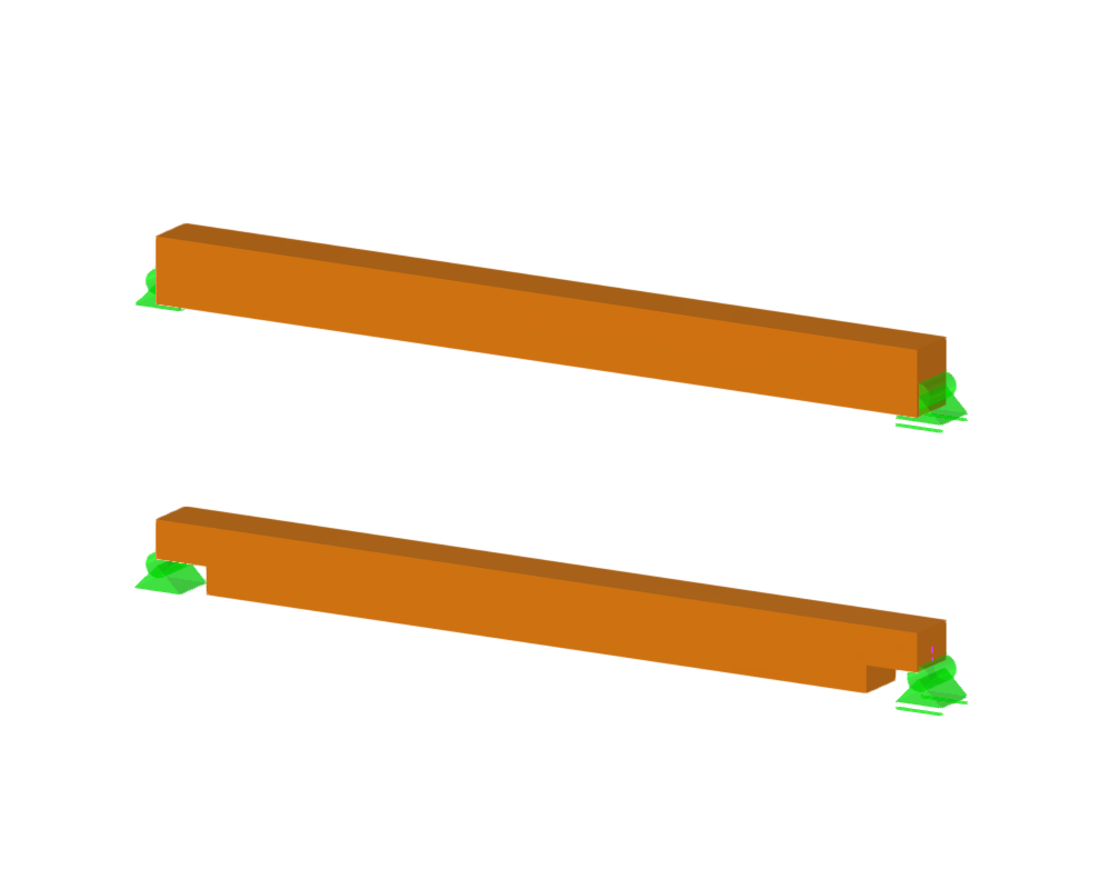 Modello 004818 | Travi in legno