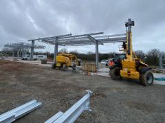 Costruzione della stazione in corso (© GH HERVOUET)