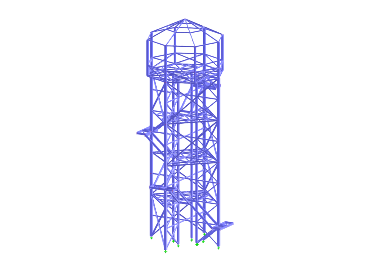 Torre di avvistamento contemporanea che mostra un design strutturale innovativo in mezzo a un paesaggio panoramico.