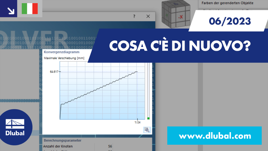 I nuovi aggiornamenti in RFEM 6 e RSTAB 9 mostrano miglioramenti e aggiornamenti.