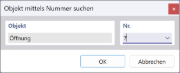 FAQ 005546 | Come posso trovare un'apertura con un certo numero in RFEM 6?