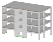 Modello 005034 | Edificio multipiano in calcestruzzo | ACI 318-19