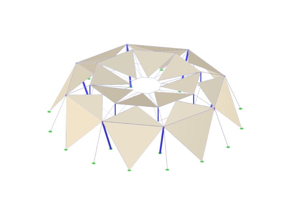 Copertura leggera con membrana