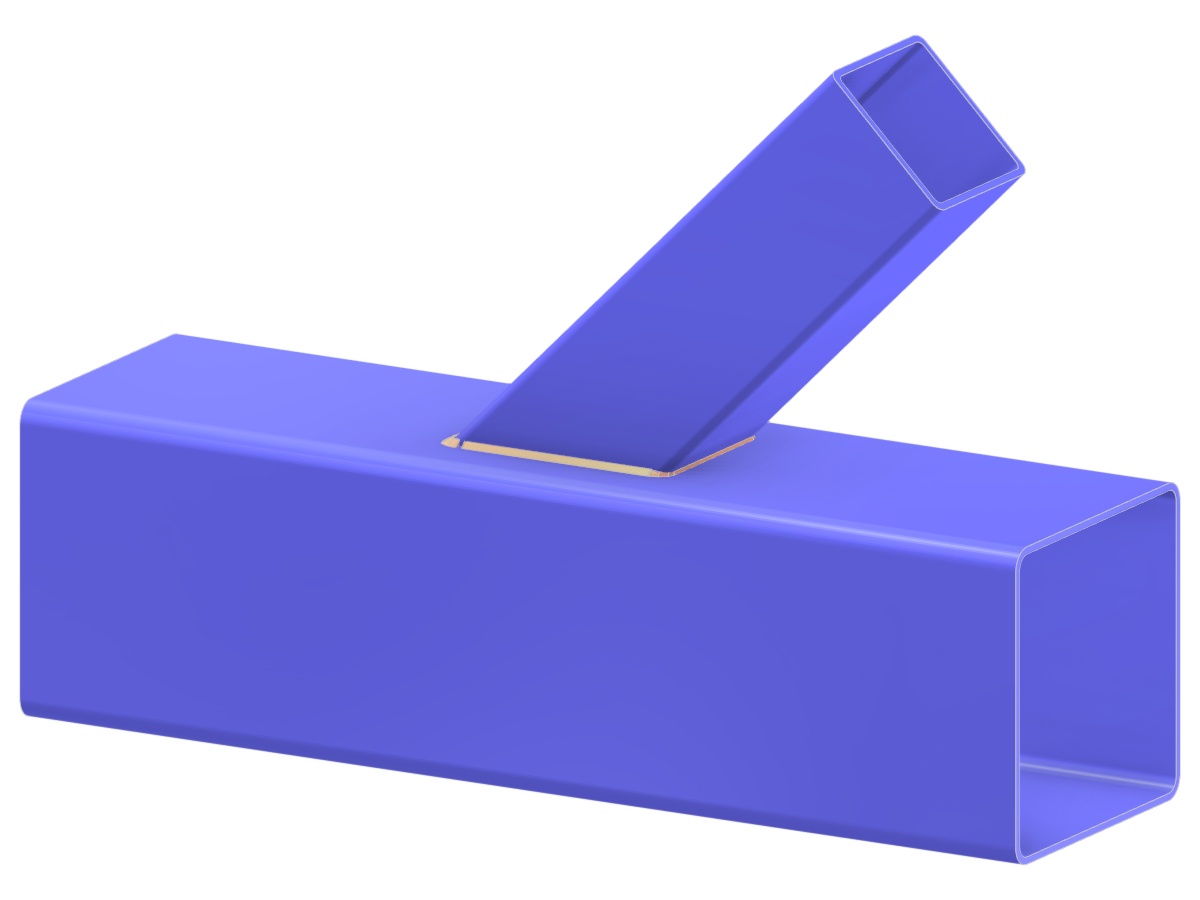 Modello 005238 | Giunto a Y per travatura reticolare | Collegamento diagonale-corrente