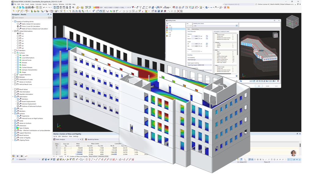 Add-on Modello edificio per RFEM 6