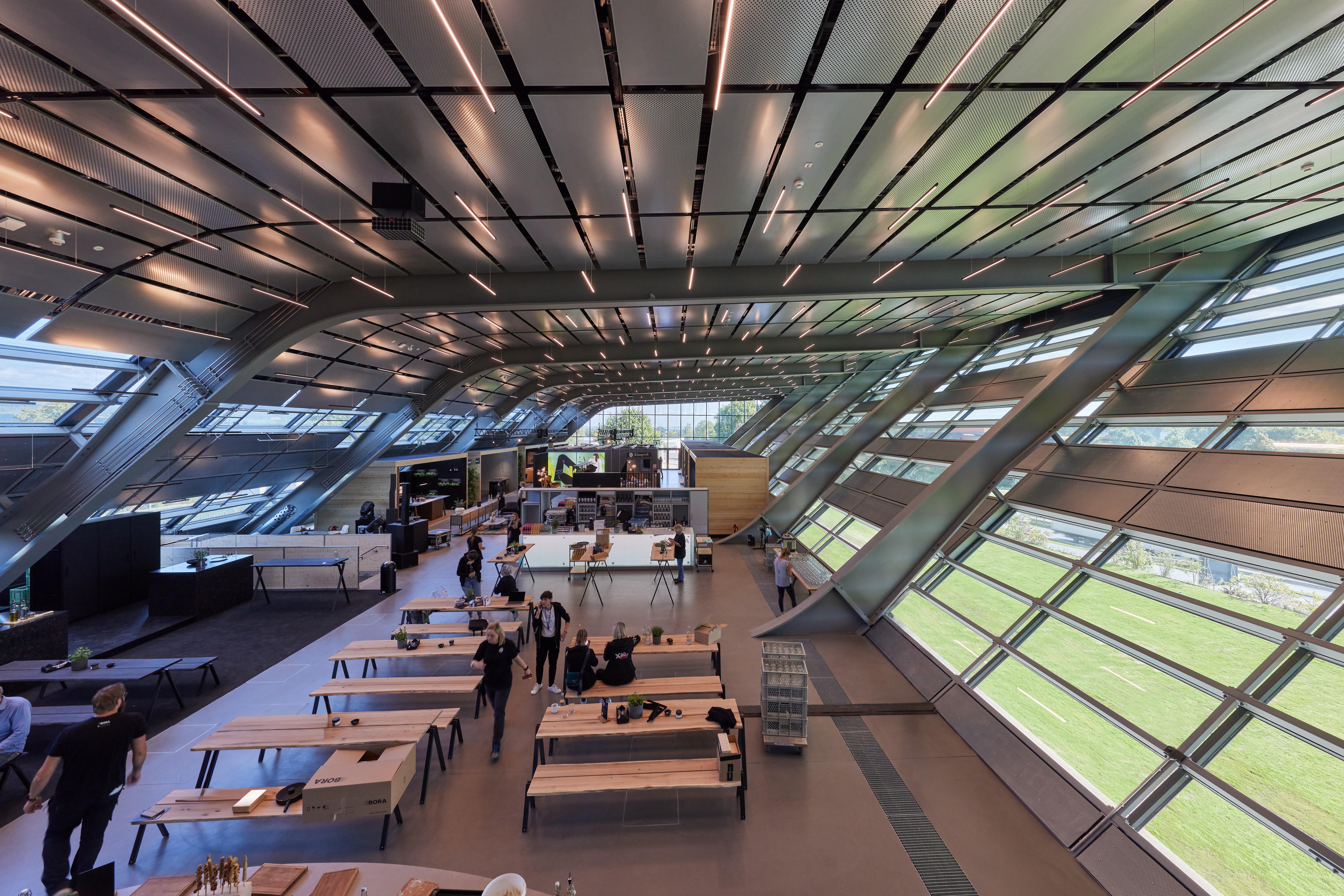 Vista interna del BORA Flagship store, Herford | © Werkraum Ingenieure ZT GmbH, Fotografo Michael Trappmann
