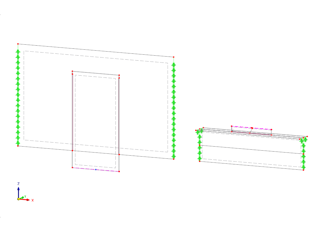 Esempio di verifica di cordoni d'angolo AISC in RFEM 6 con giunti a sovrapposizione e a Tee