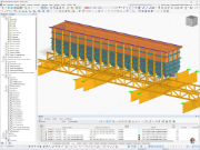 Modello 3D di serbatoio rettangolare in acciaio in RFEM 6 (Opzione 2)