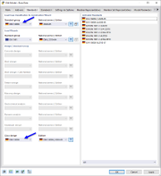 Impostazioni di configurazione in base alla norma DIN 18008