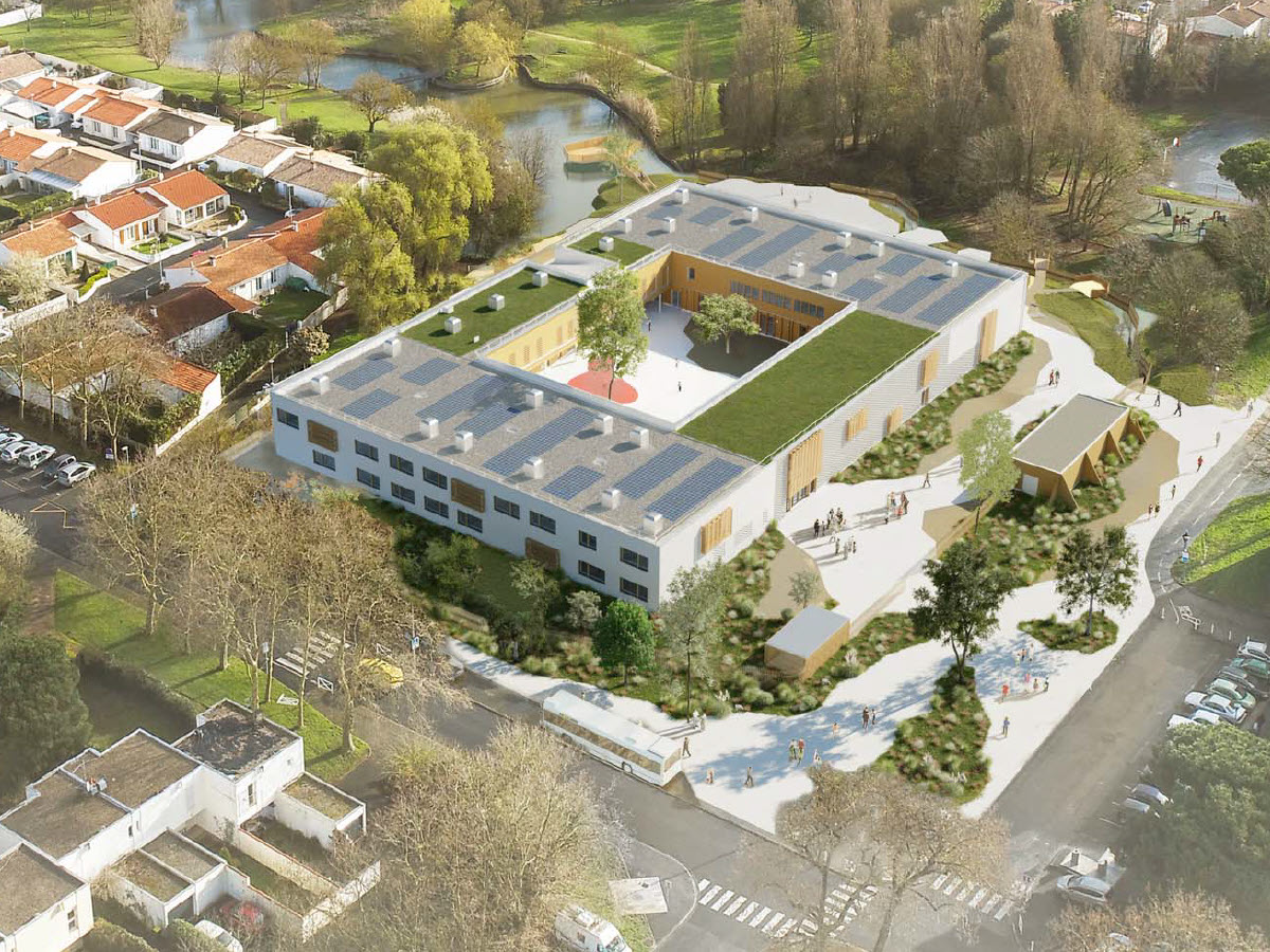 La città della natura e delle scienze Lavoisier è stata inaugurata a maggio 2024 a La Rochelle, Francia.