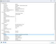 Visualizzazione per l'identificazione della scheda grafica utilizzata in RFEM 6 con la guida FAQ