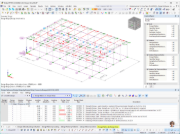 Rapporti di progetto con codifica a colori visualizzati sulle strisce di progetto in una vista del modello strutturale per analisi e valutazione
