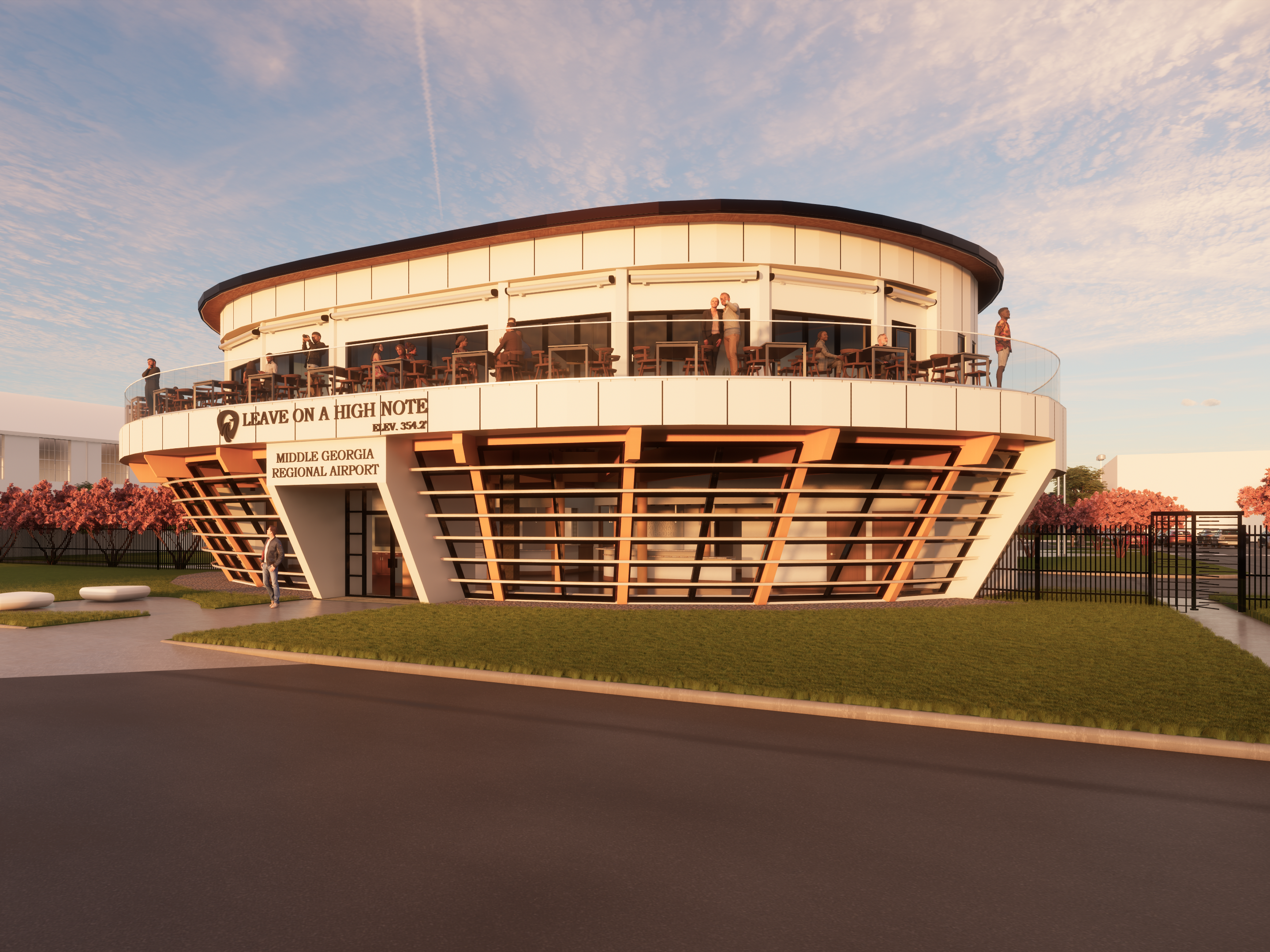 Animazione del terminal aeroportuale | © Passero Associates