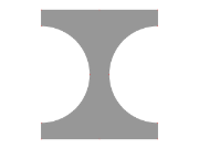 Rappresentazione geometrica di una sezione trasversale di trave da ponte a forma di I con ali curve e anima centrale, definita da punti nodali per l'analisi strutturale.