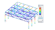 Verifica aste d'acciaio secondo la normativa messicana NTC-RCDF utilizzando il modulo RF-/STEEL NTC-DF.