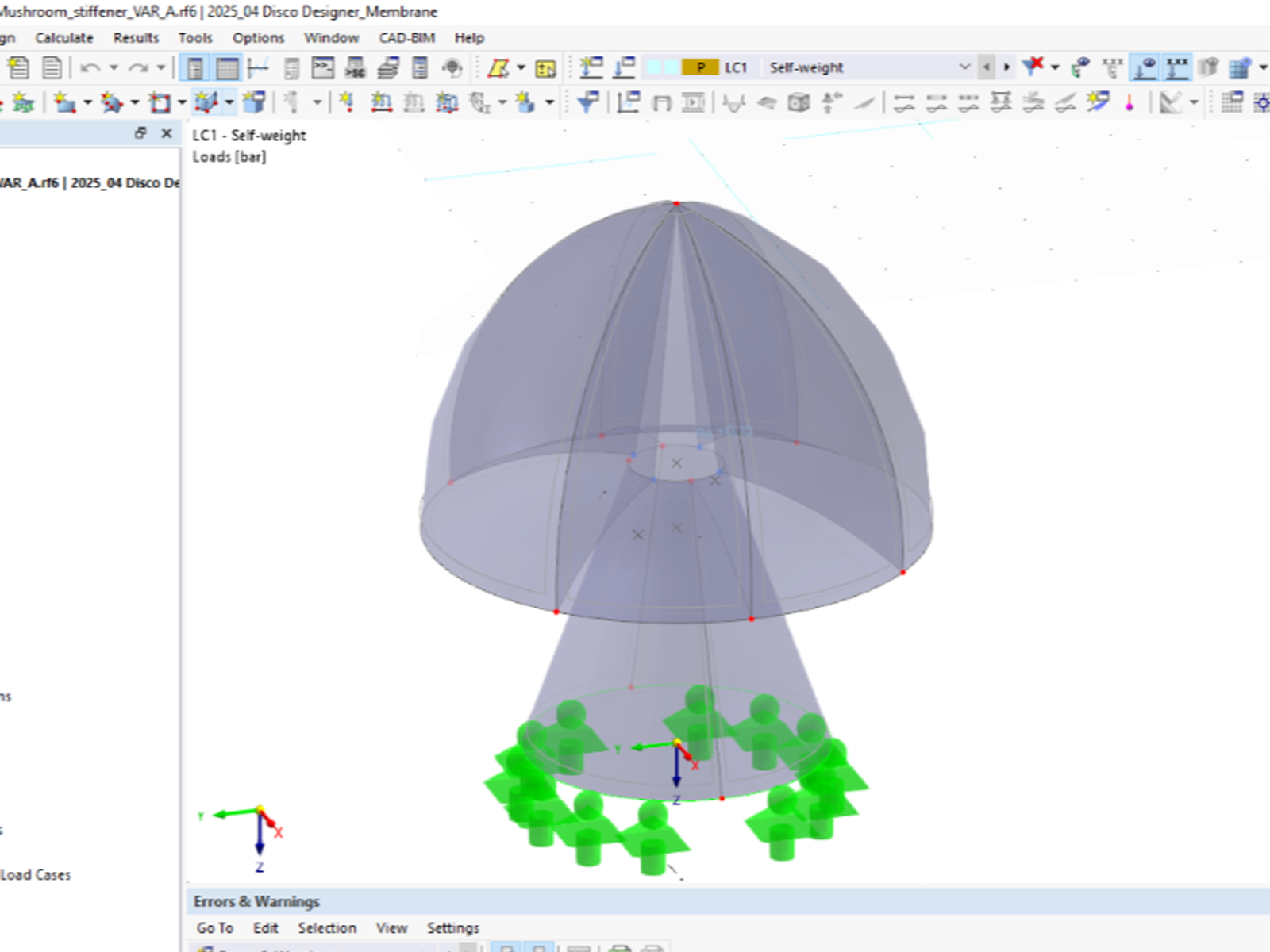 Illustrazione del processo migliorato di creazione della mesh nel volume di gas dopo l'aggiornamento del software.