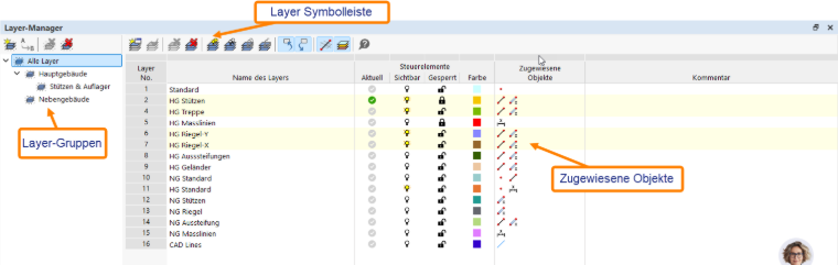 Gestore dei layer