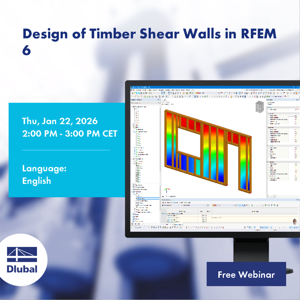 Progettazione di pareti in legno in taglio in RFEM 6