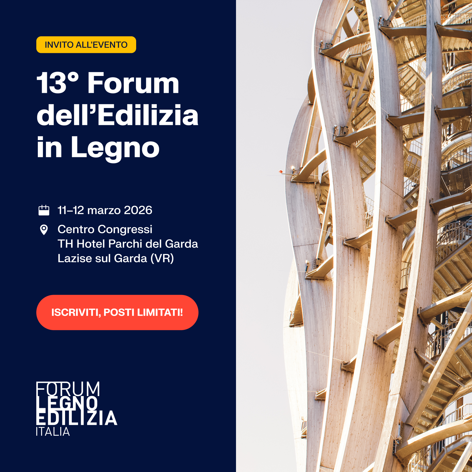 Forum dell'Edilizia in Legno 2026 | Evento Internazionale sulle Strutture e sull’Architettura in Legno