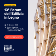 Forum dell'Edilizia in Legno 2026 | Evento Internazionale sulle Strutture e sull’Architettura in Legno