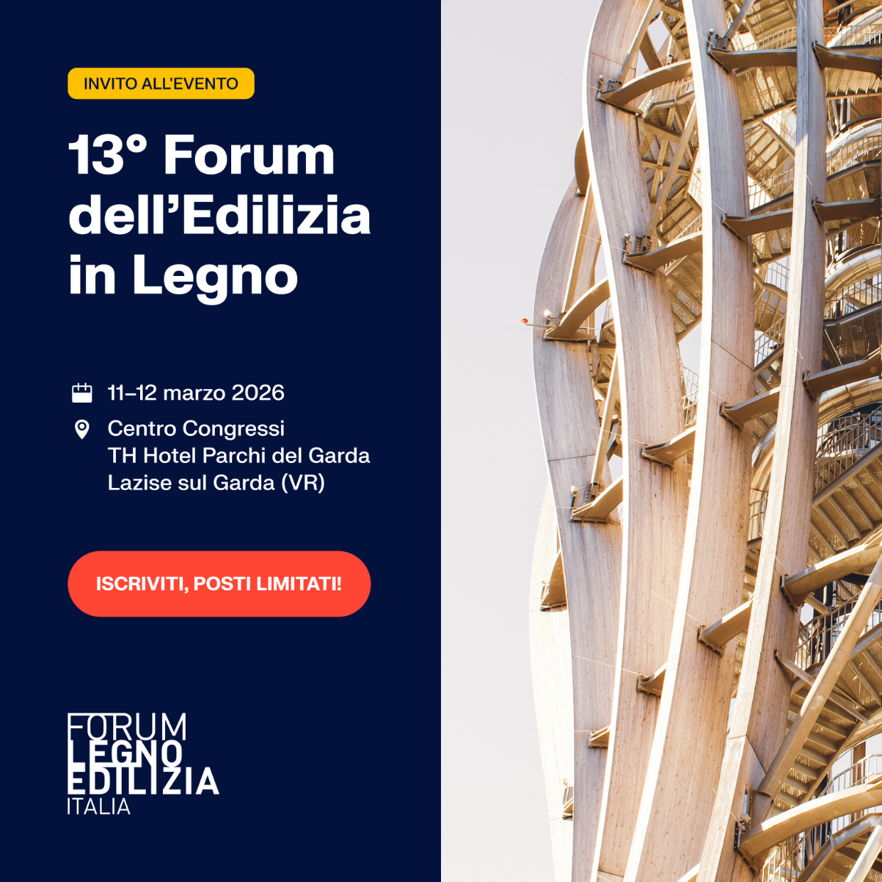 Forum dell'Edilizia in Legno 2026 | Evento Internazionale sulle Strutture e sull’Architettura in Legno
