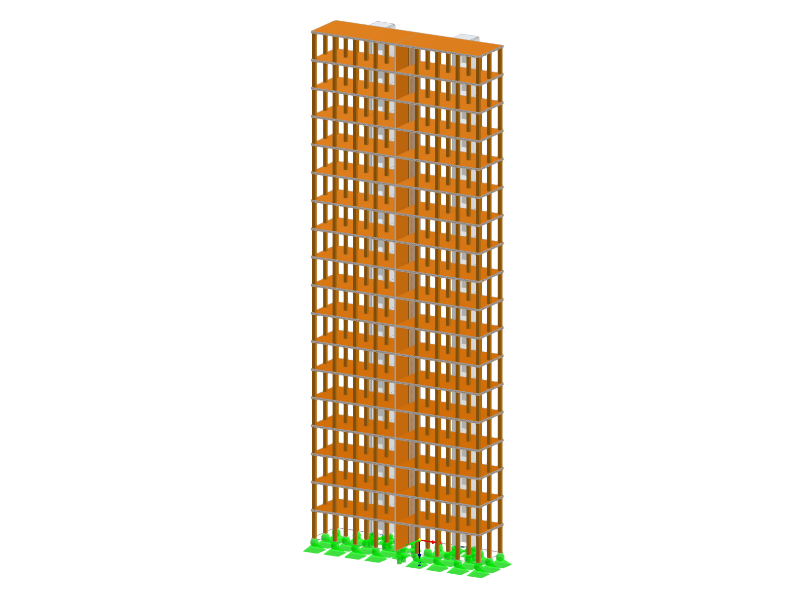 Un moderno grattacielo in legno con un design innovativo in un ambiente urbano.