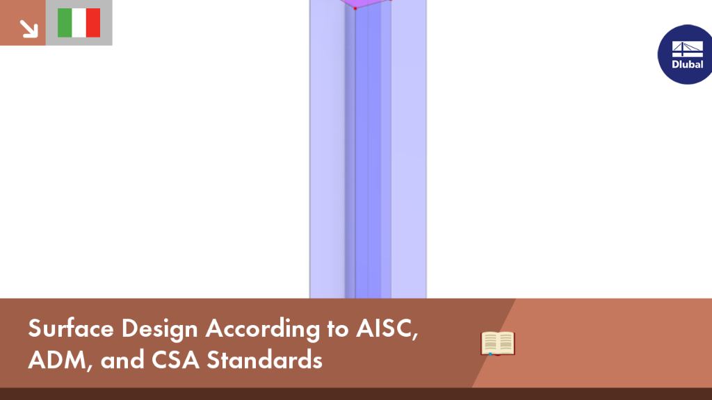 Verifica di superfici secondo gli standard AISC, ADM e CSA