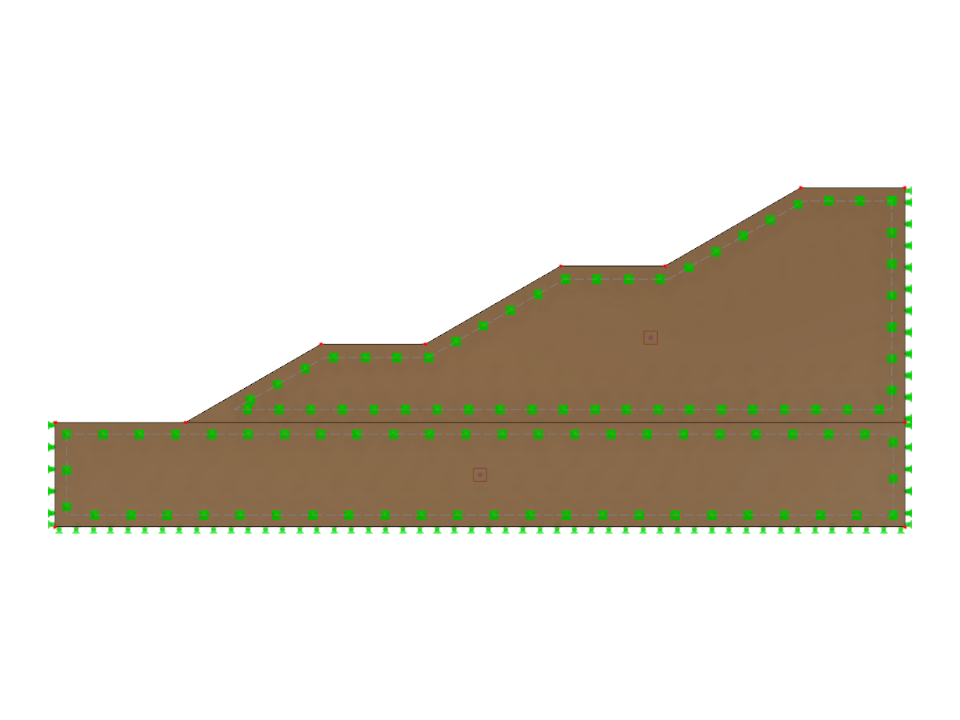 Model 006171 | Benched Slope Soil