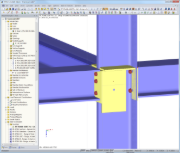 Połączenie w modelu RFEM
