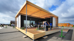 Das „AIR House“ auf dem Ausstellungsgelände in Irvine, Kalifornien (© ČVUT)