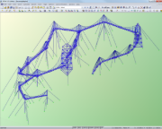 Cała konstrukcja wyświetlana w RFEM (© Meyer+Schubart)