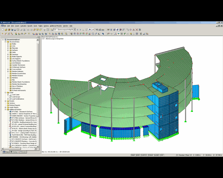 Berechnungsmodell in RFEM (© Rohmer)