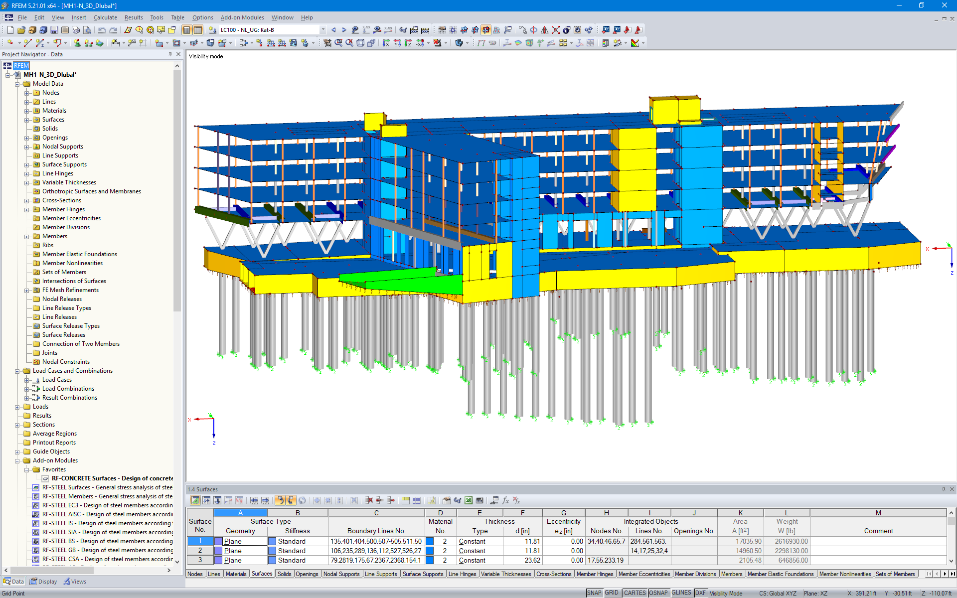 Model 3D Funke Media Office w RFEM (© FCP - Fritsch, Chiari & Partner ZT GmbH)