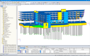 Model 3D Funke Media Office w RFEM (© FCP - Fritsch, Chiari & Partner ZT GmbH)