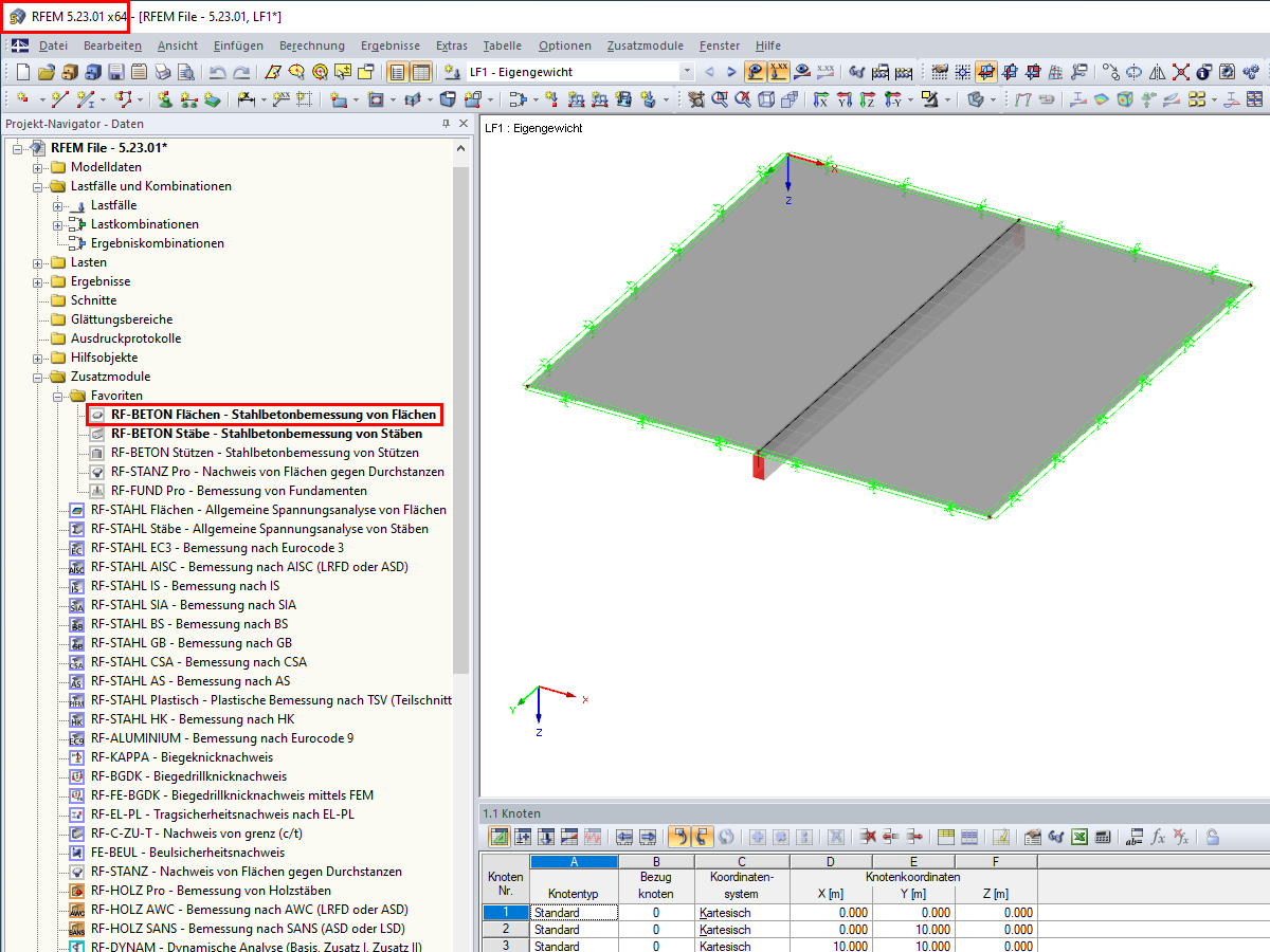 Rysunek z wersji RFEM 5.23.01