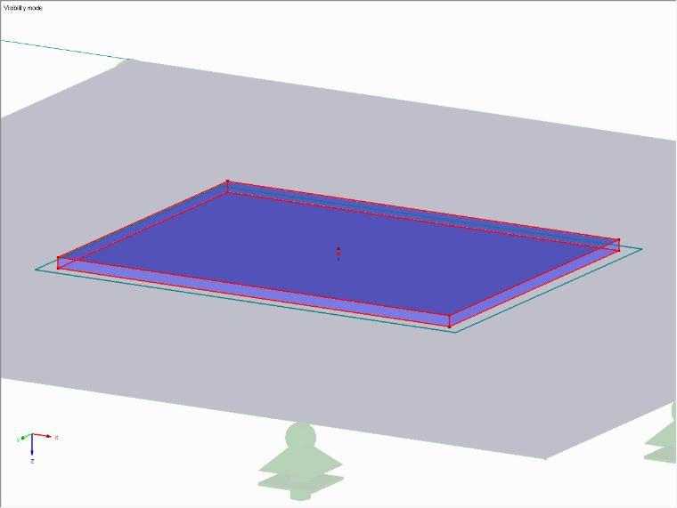 Kontakt brył pomiędzy płytą podstawy a płytą nośną