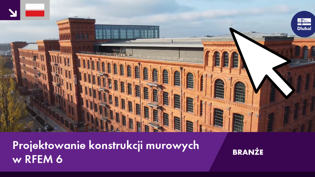 Analiza modeli murów w RFEM 6 z symulacją obciążeń i wynikami obliczeń.