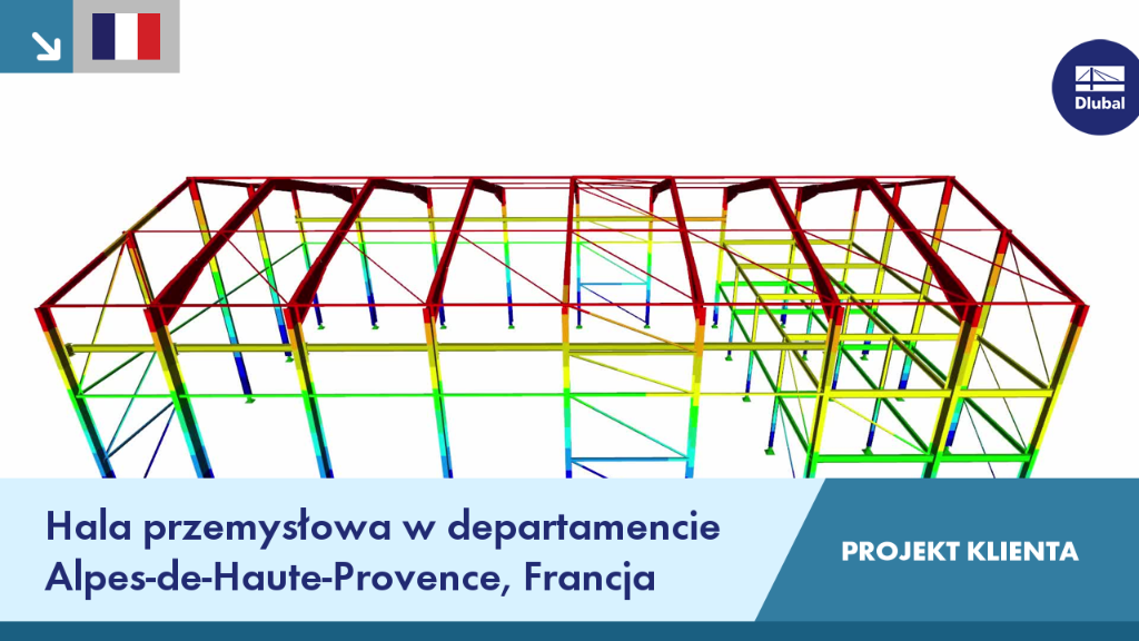 Nowoczesny budynek przemysłowy położony w regionie Alp Górnej Prowansji, zaprojektowany dla klienta we Francji.